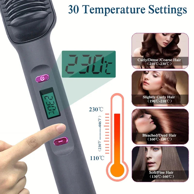 Heated Smoothing Comb