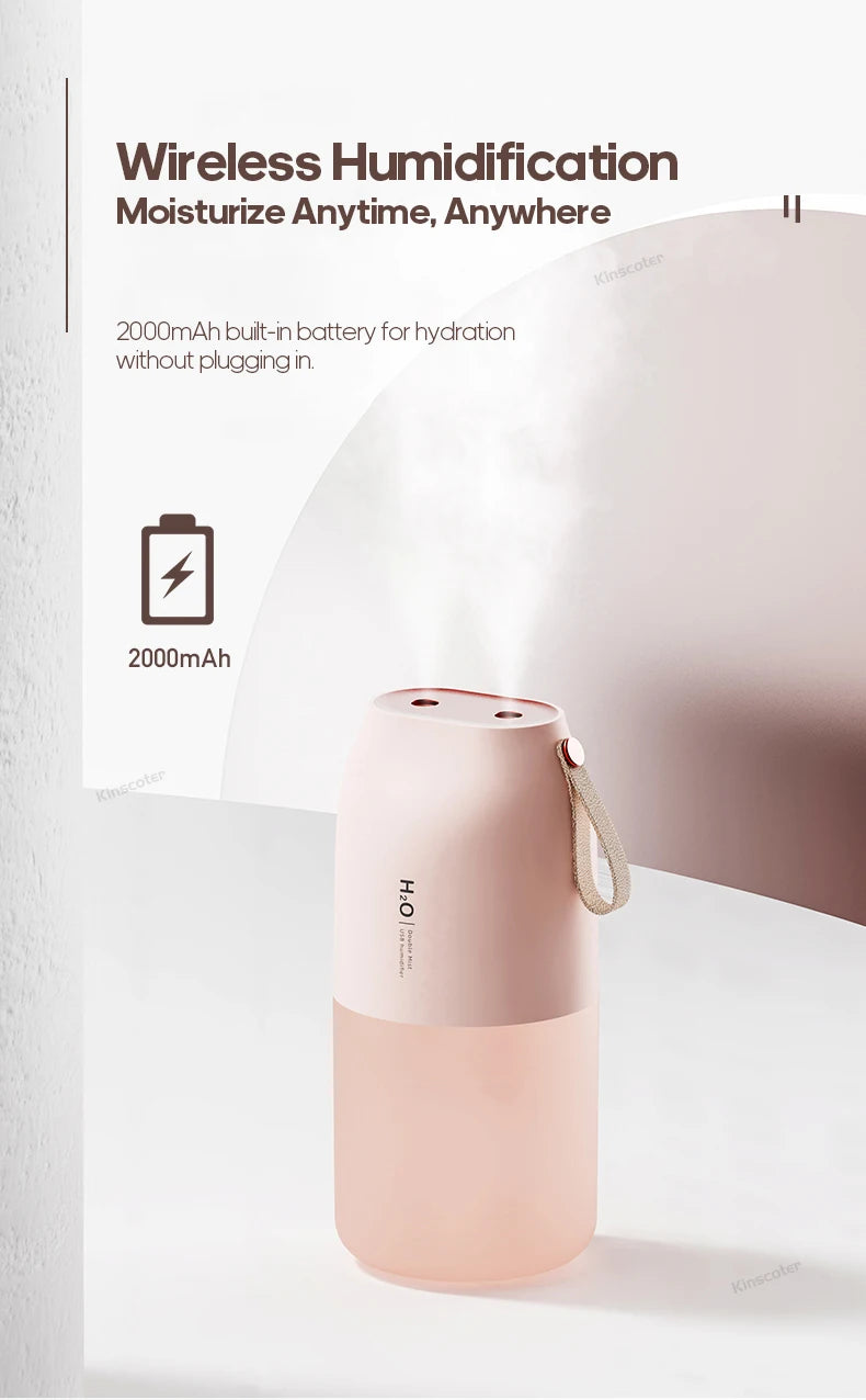 Humidificateur 300 ml Sans-Fil – Diffuseur USB