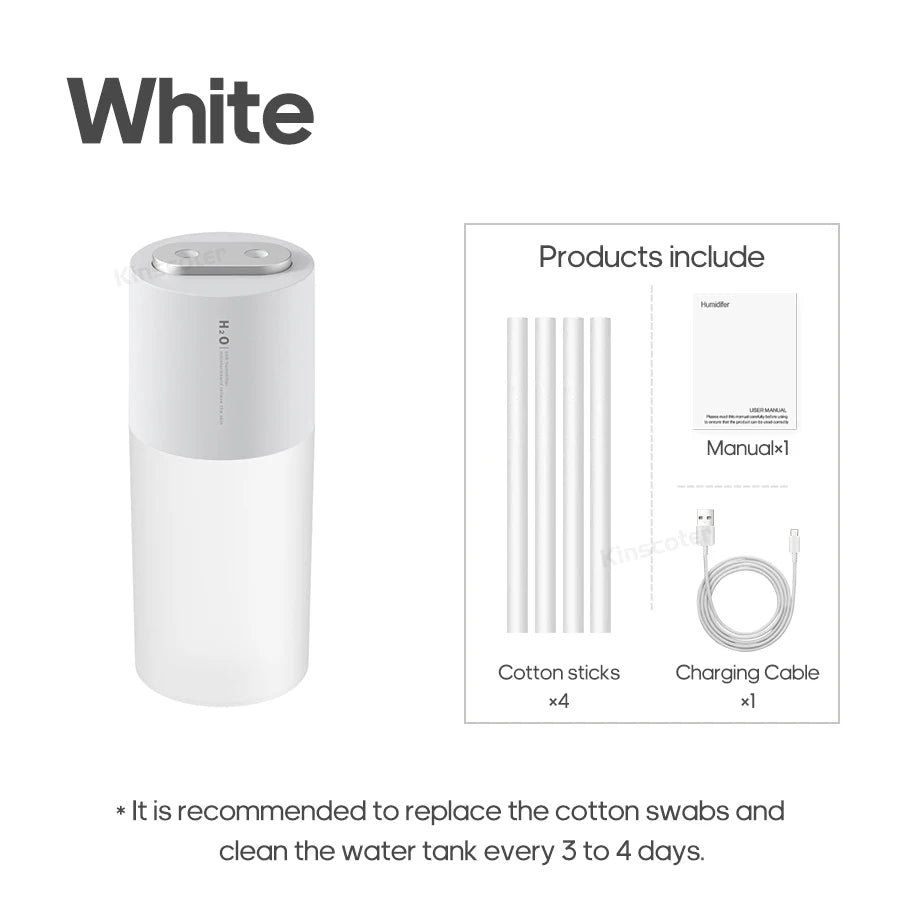 Humidificateur 300 ml Sans-Fil – Diffuseur USB