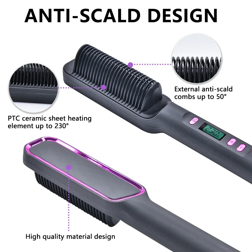 Heated Smoothing Comb
