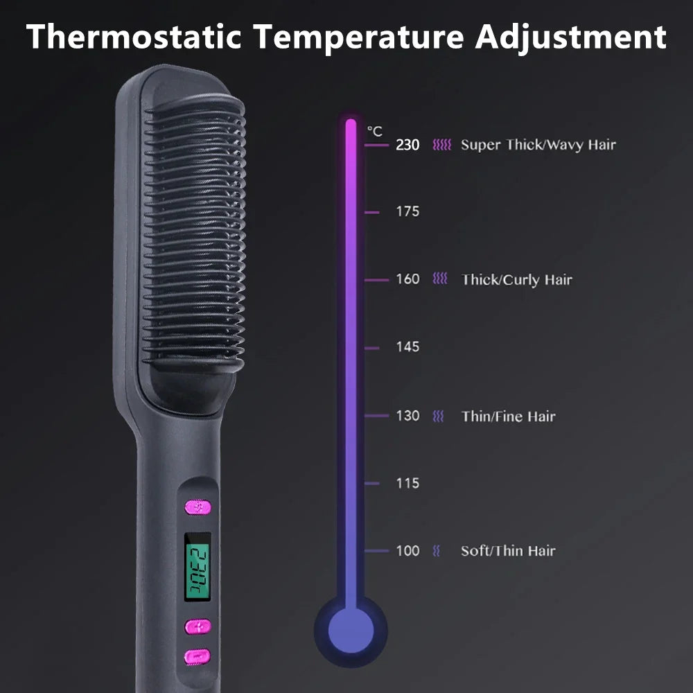 Heated Smoothing Comb