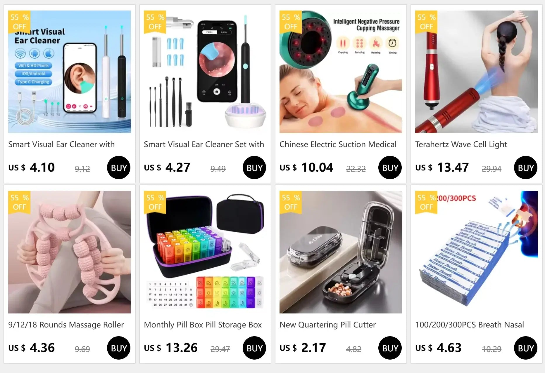 Masseur facial en jade naturel