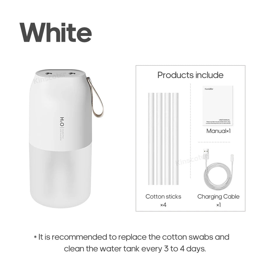 Humidificateur 300 ml Sans-Fil – Diffuseur USB
