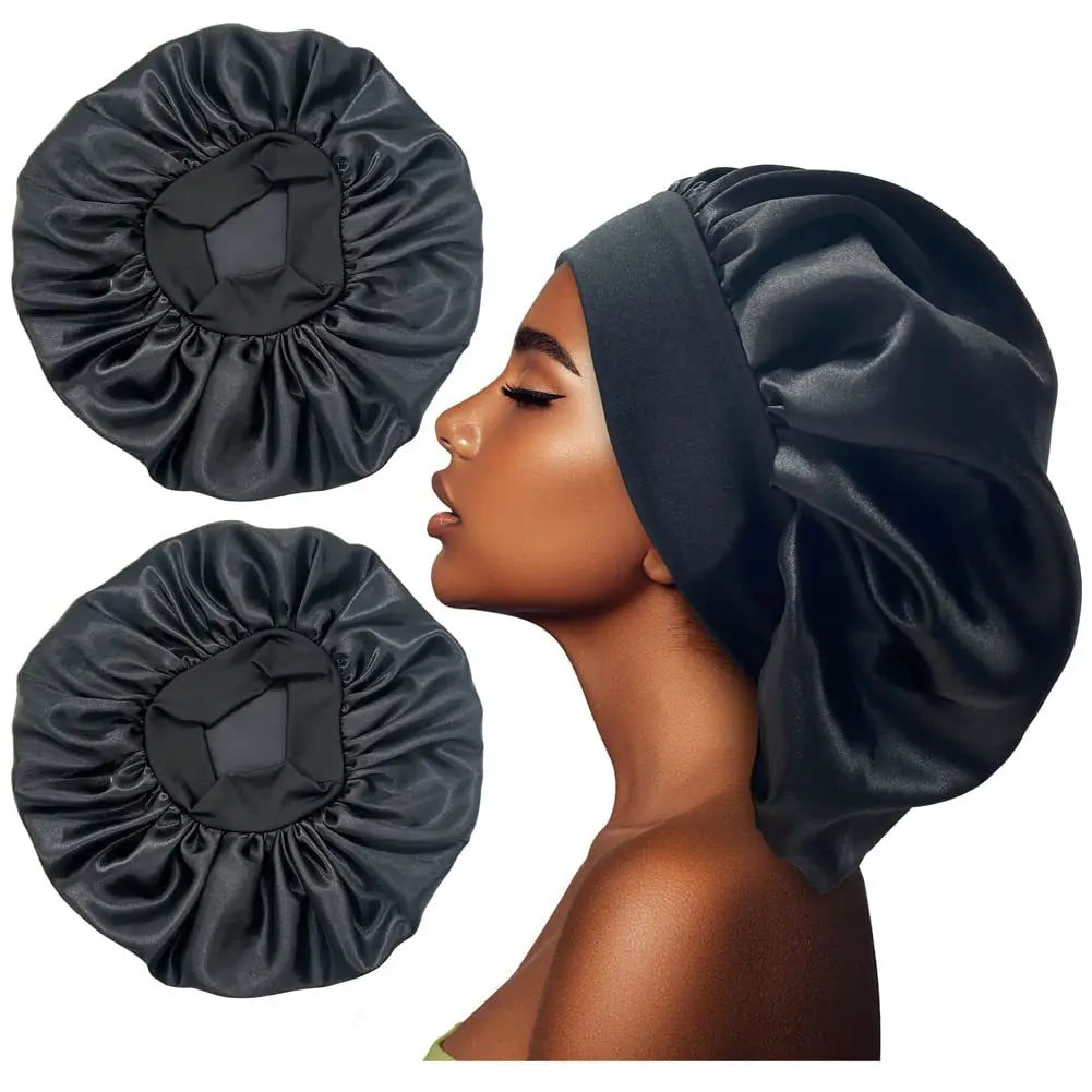 Grand Bonnet de Nuit en Satin