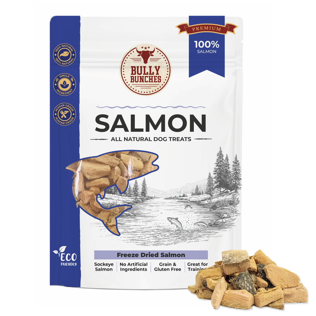 Dried salmon treats