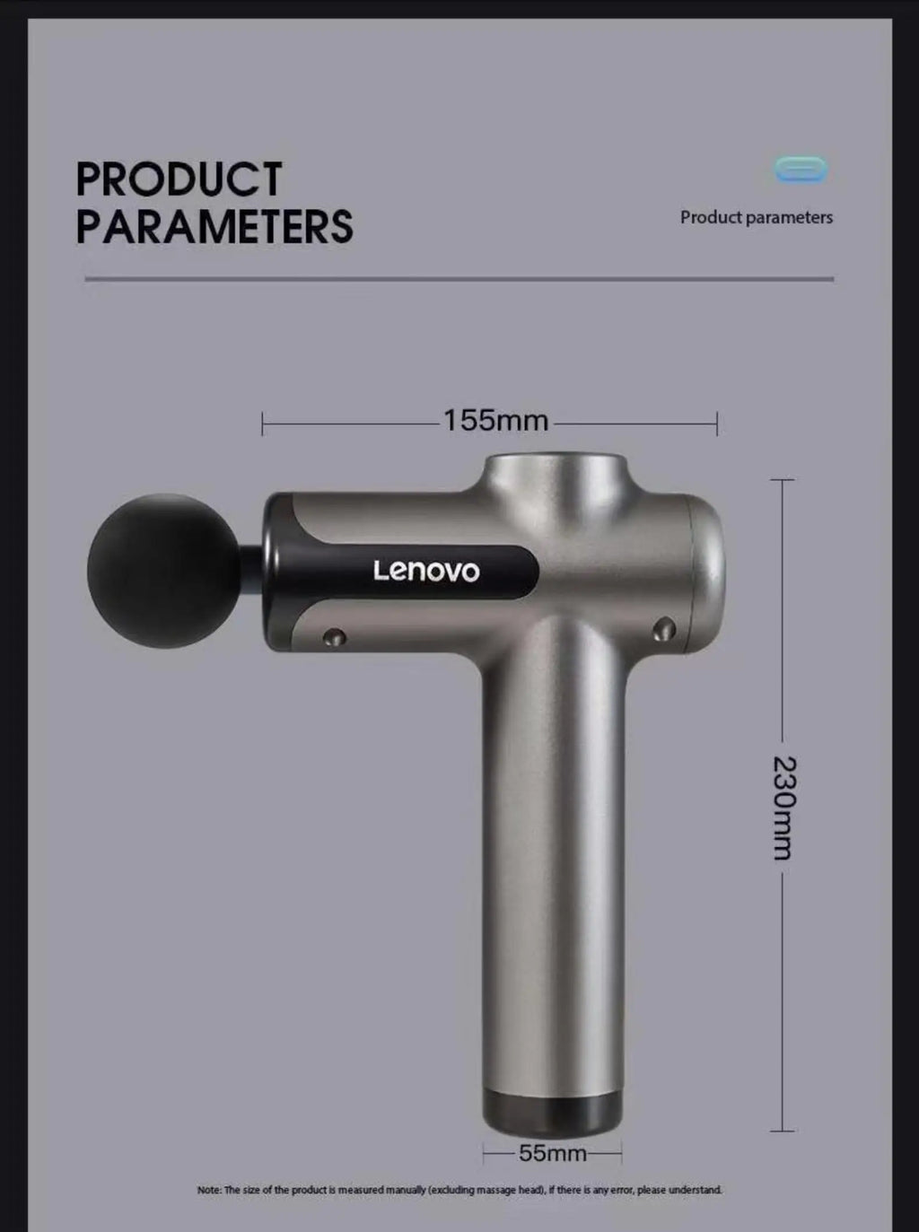 Pistolet de Massage Professionel Lenovo