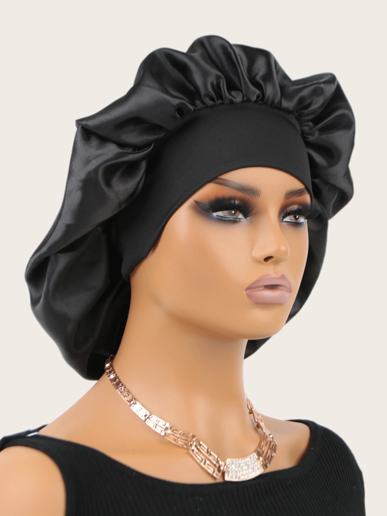 Bonnet de Nuit Unisexe en Satin