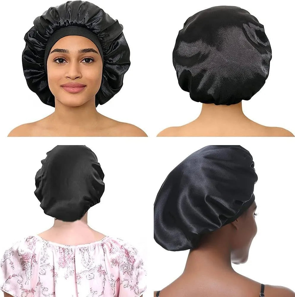 Grand Bonnet de Nuit en Satin