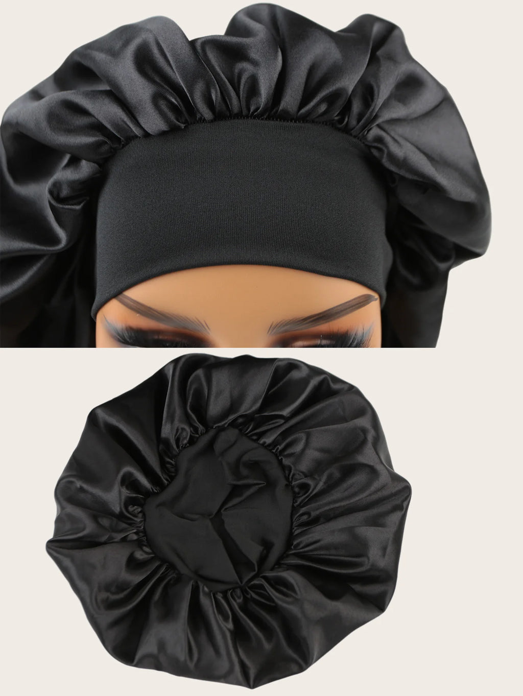 Bonnet de Nuit Unisexe en Satin