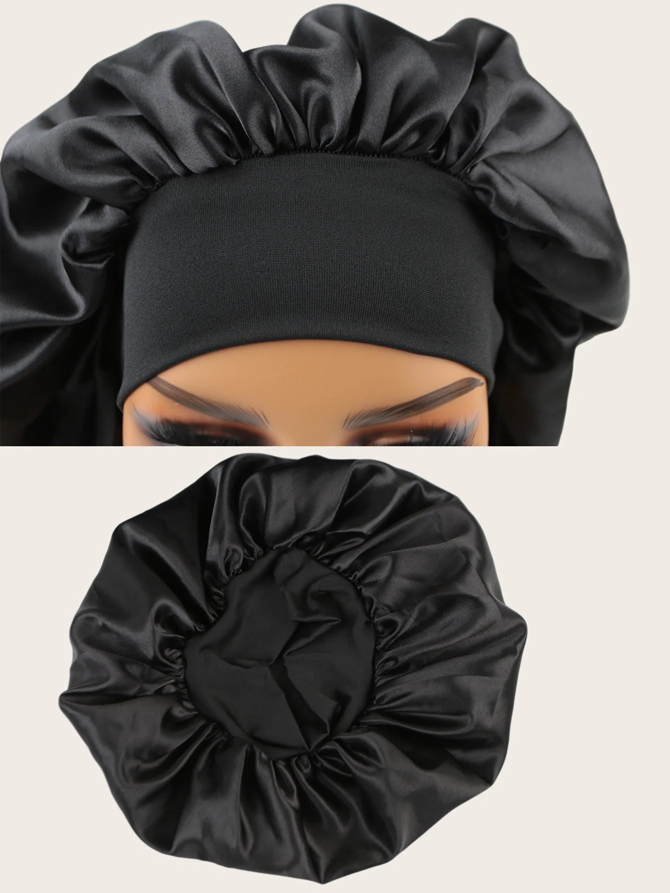 Bonnet de Nuit Unisexe en Satin