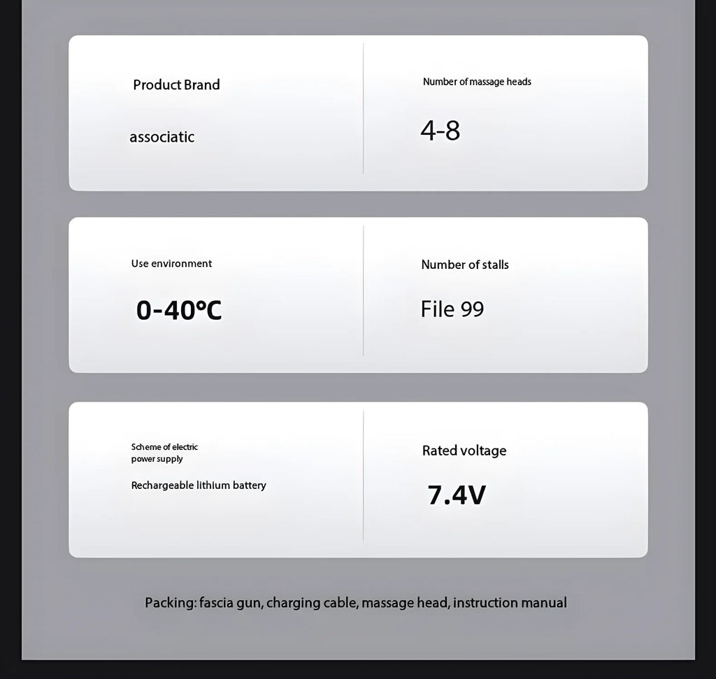 Pistolet de Massage Professionel Lenovo