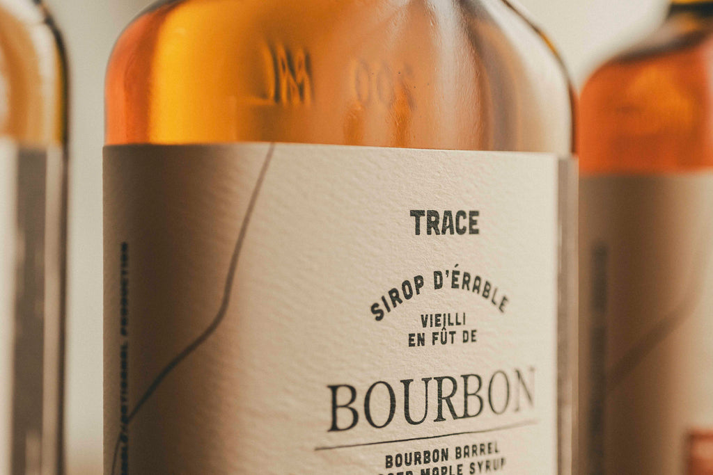 Bourbon barrel-aged maple syrup