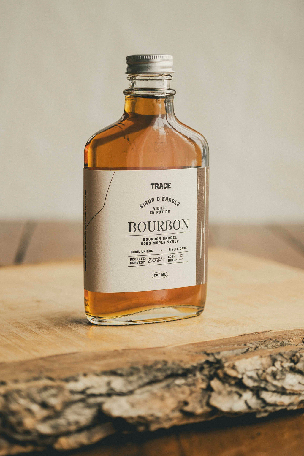 Bourbon barrel-aged maple syrup