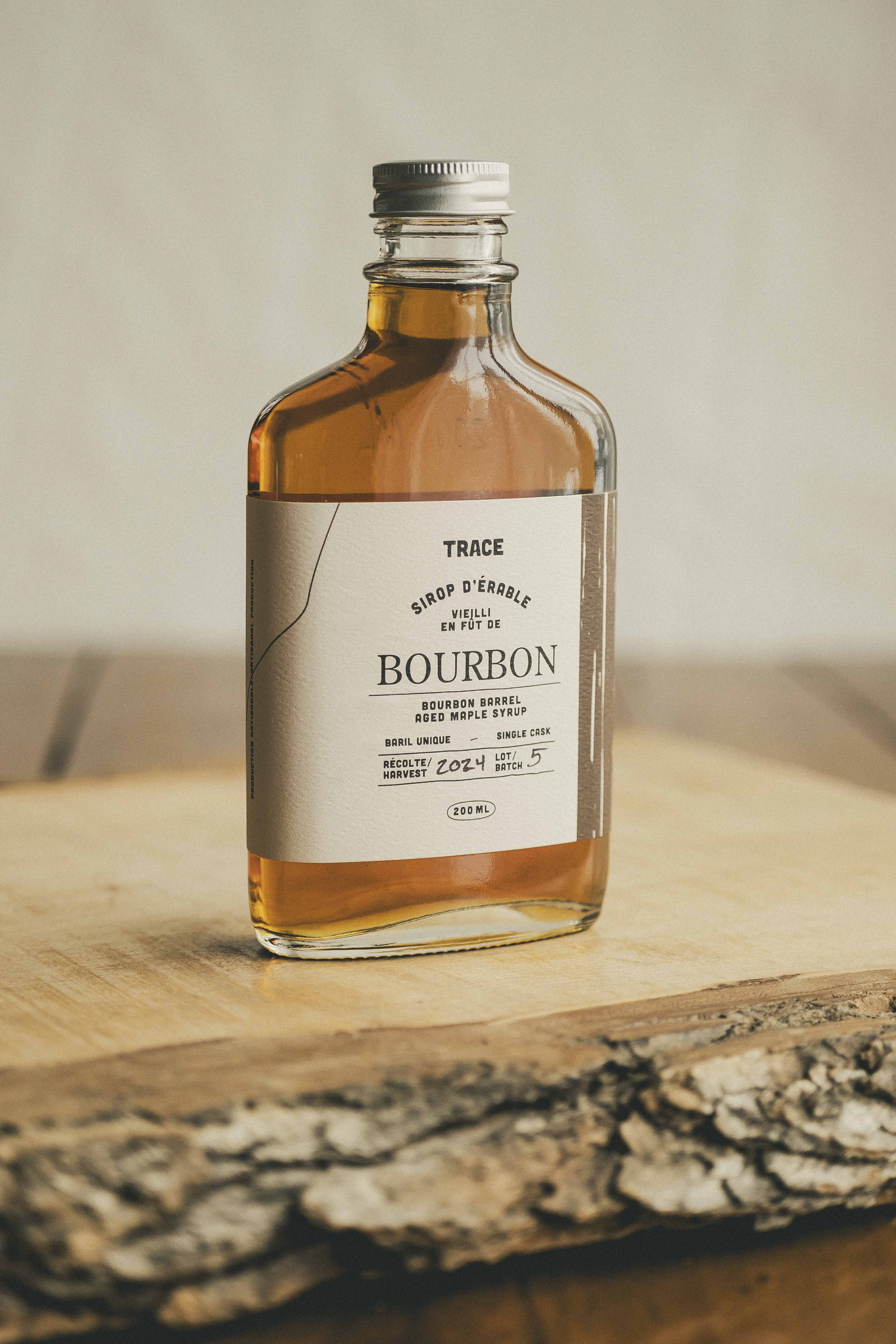 Bourbon barrel-aged maple syrup