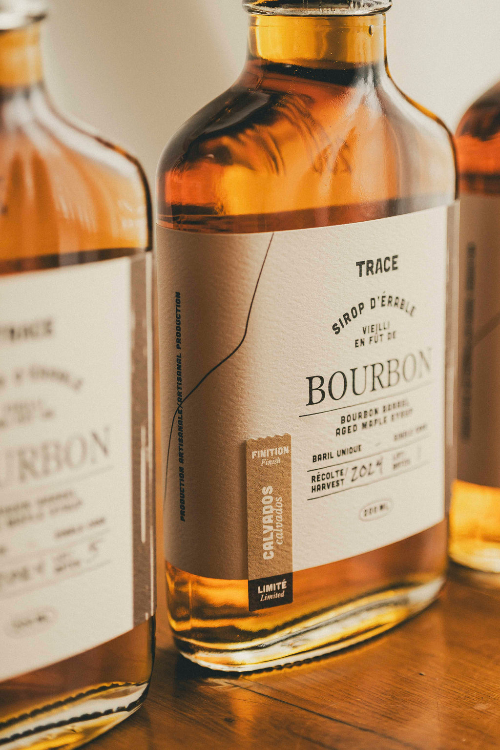 Bourbon barrel-aged maple syrup