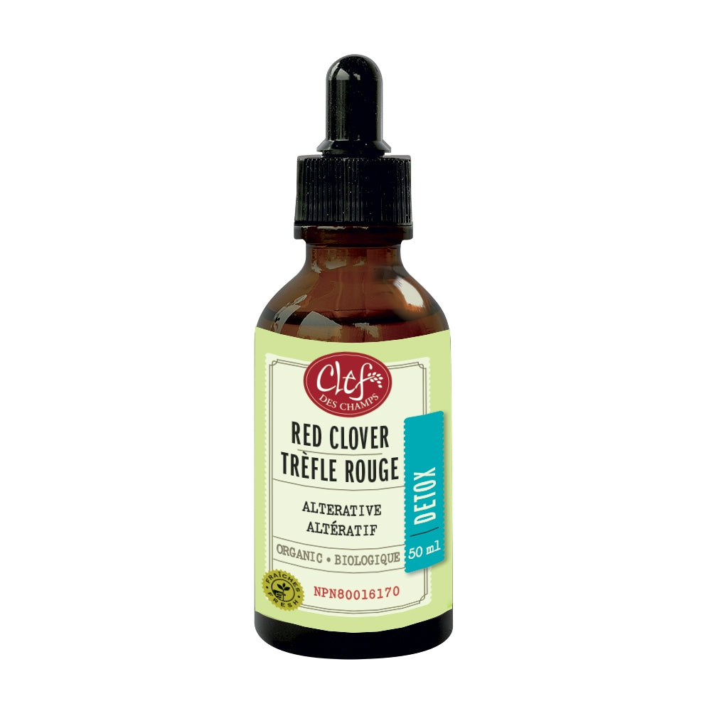 Trèfle Rouge Teinture — Soutien ménopause | Clef des champs – Biocos Canada