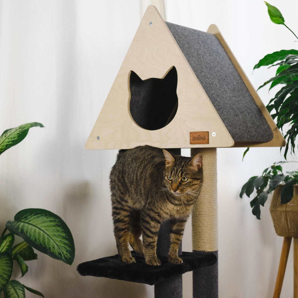 Teepee Hideout – Arbre à chats Deluxe à 2 niveaux
