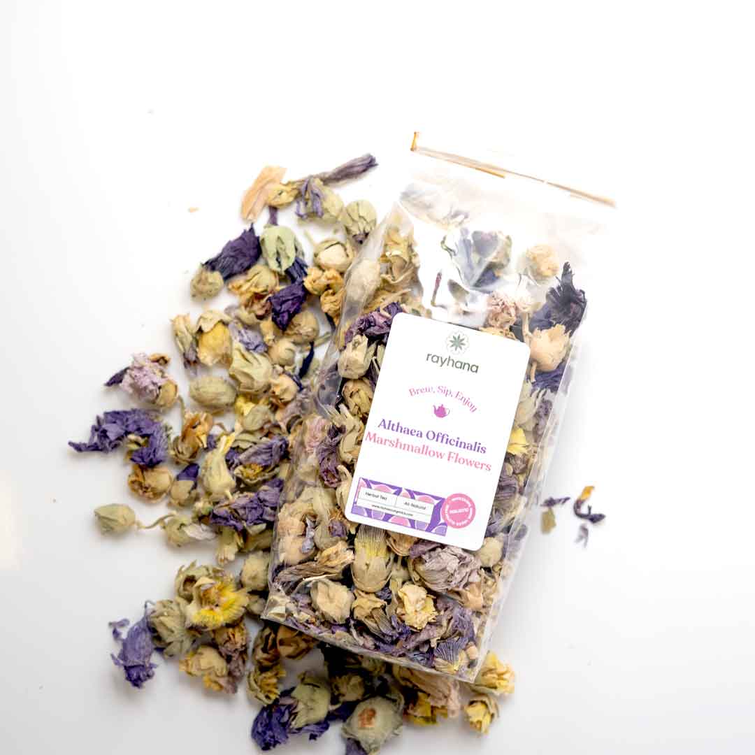 Dried Marshmallow Flowers - Althaea Officinalis