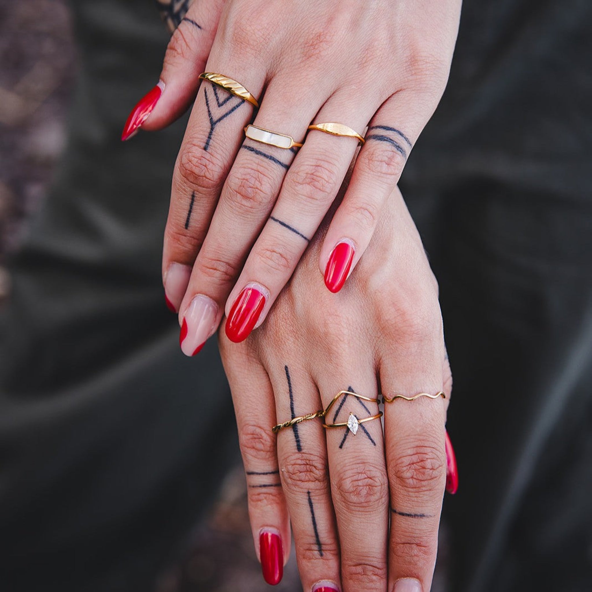 Bague minimaliste dorée