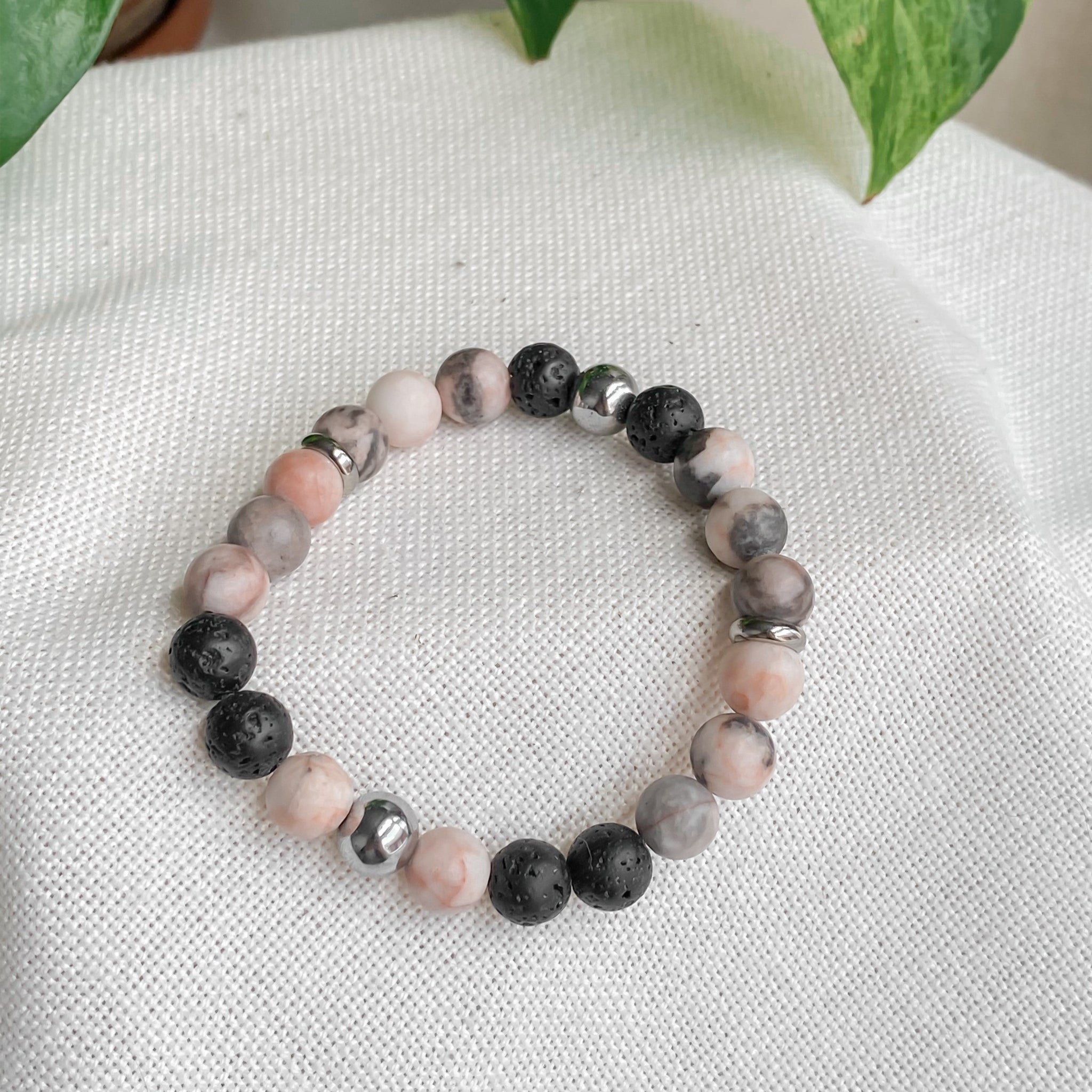 Bracelet diffuseur en pierres naturelles