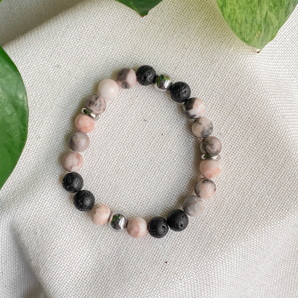 Bracelet diffuseur en pierres naturelles