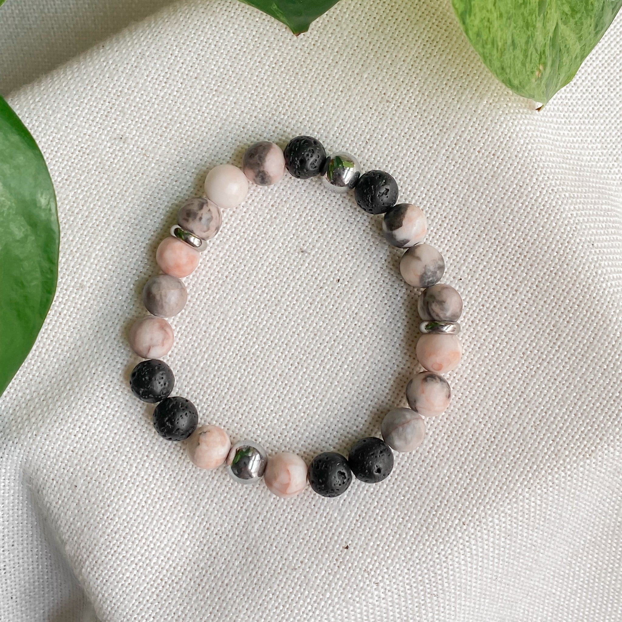 Bracelet diffuseur en pierres naturelles