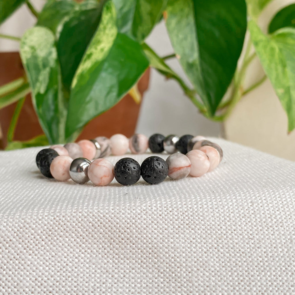 Bracelet diffuseur en pierres naturelles