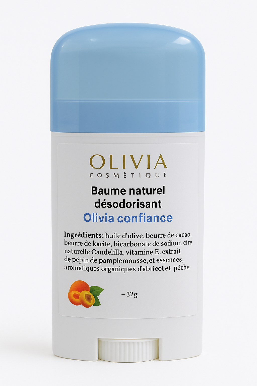 Baume naturel désodorisant Pêche