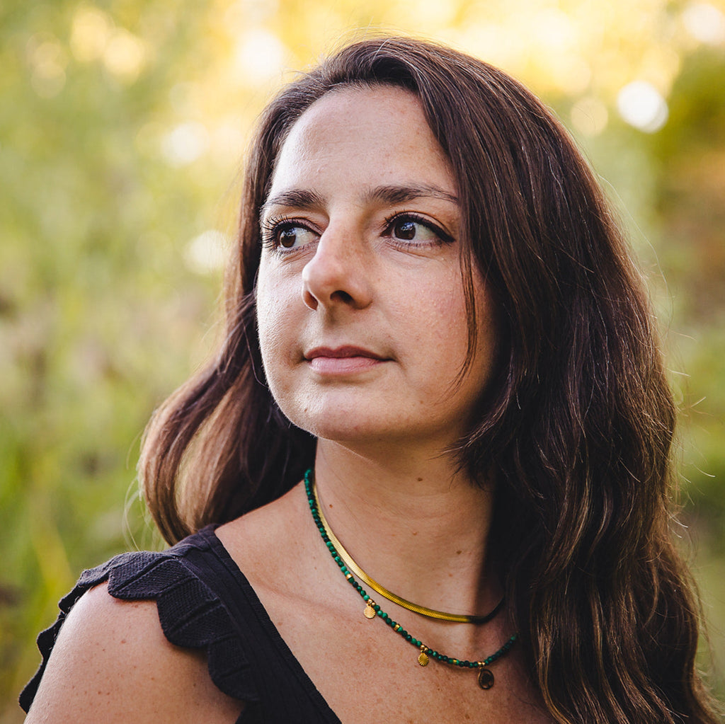 Collier ras de cou doré