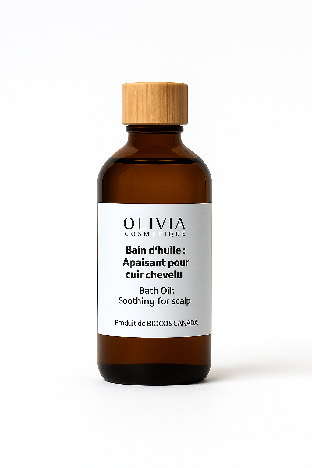 Huile apaisant pour cuir chevelu (Bain)