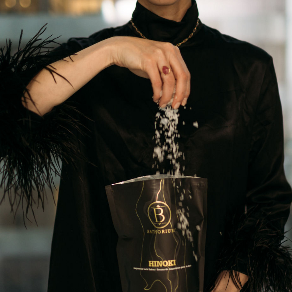 Flocons de bain au magnésium Hinoki