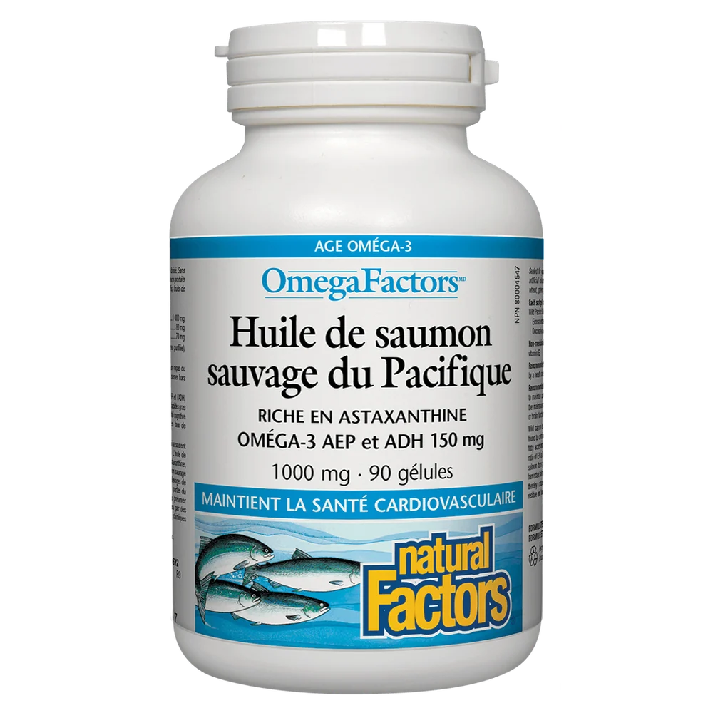 Huile de saumon du Pacifique en capsules