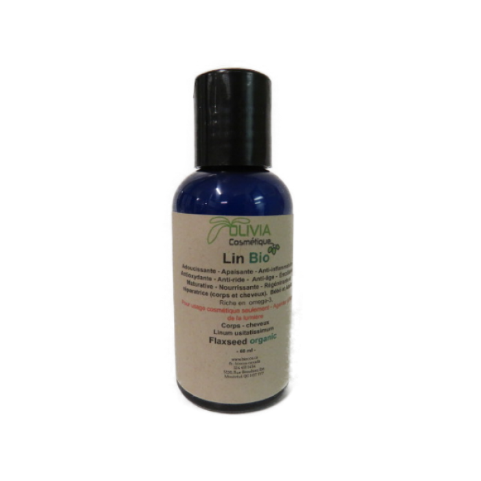 Huile de lin biologique