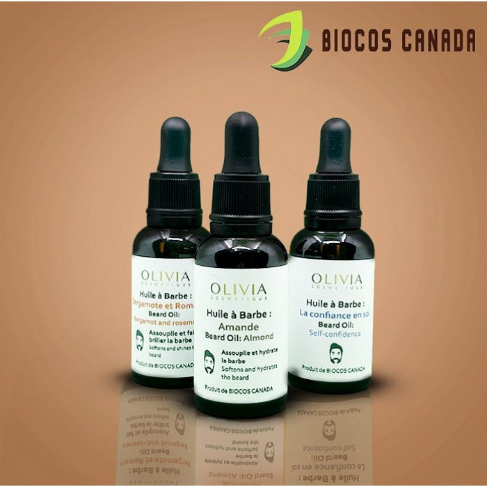 Huile à Barbe Bergamote & Romarin