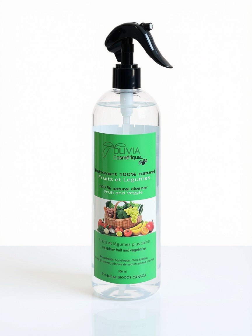 Nettoyant 100% naturel pour fruits et légumes