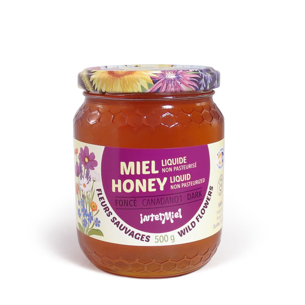 Miel naturel de fleurs sauvages