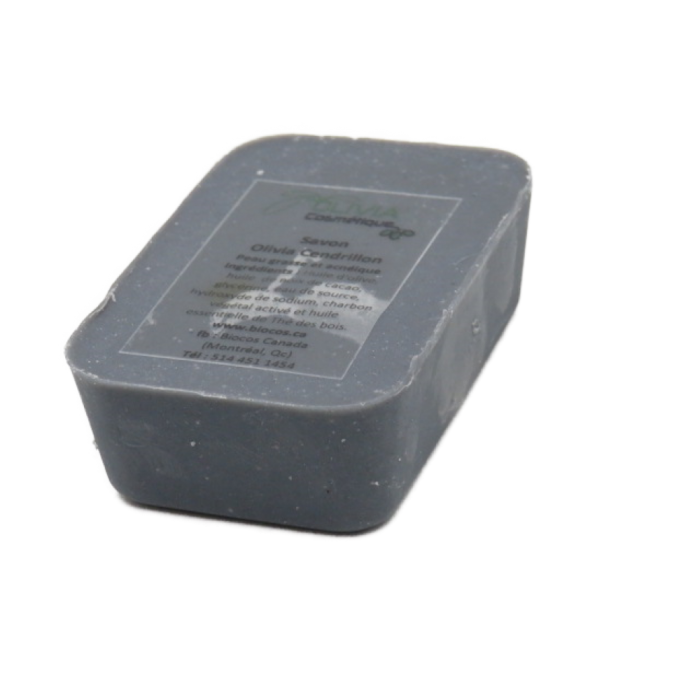 Savon au Charbon végétal actif : Olivia Cendrillon