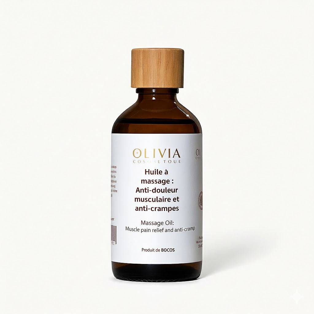 Huile de massage Anti-douleur musculaire et anti-crampes